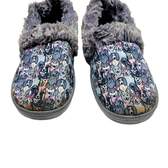 BOBS Faux Fur Slip on Slippers *Grey* (Size 6) - Picture 4 of 7